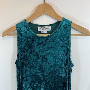 Velvet VINTAGE floor length dress